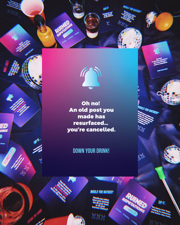 #Cancelled Notification Cards
