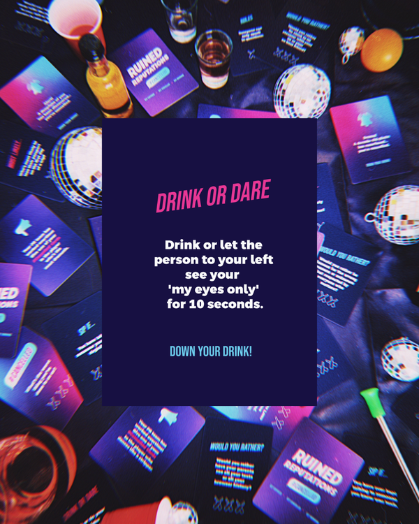 Drink or Dare Cards